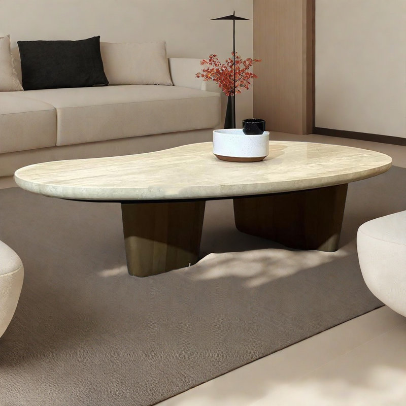 Table basse en forme de petit salon, H 13,8 po x L 51,2 po x l 33,1 po