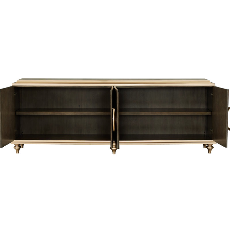 Armoire console avec poids de 268 lb avec matériaux et fabrication de panneaux de particules