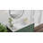 Badeloft 25.2" x 16.1" Stone Resin Undermount Ramp Bathroom Sink UB-04-RL-M in Matte White-71991944
