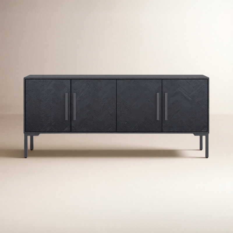 77'' Wide Mango Solid Wood Sideboard