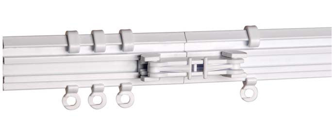 White 14.48cm Curtain Hardware Accessory