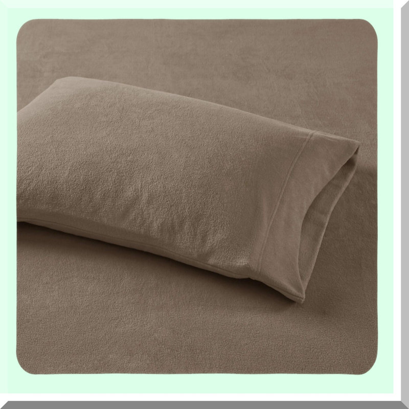 CozyChill Micro Fleece Sheet Set - Deep Pocket - Cold Season Bedding - True North Warmth - 3 Piece - Matching Pillow Case