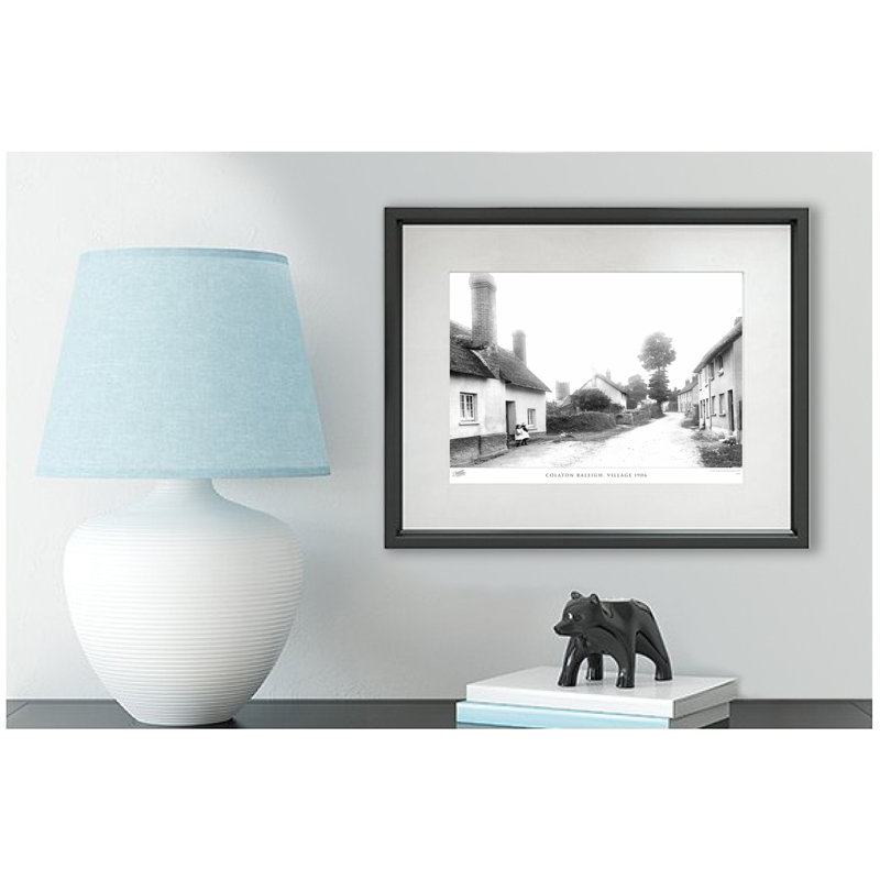 Colaton Raleigh, Village 1906 - Single Picture Frame Print, 45cm H x 60cm W x 2.3cm D