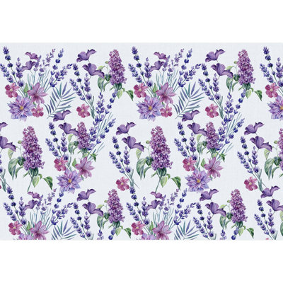 Lavande fleurs mauves