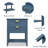 Menisha 15.75'' W Solid Wood Nightstand-30581198