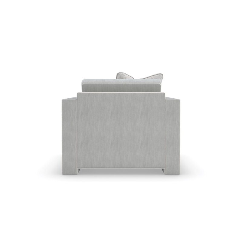 Armchair, Gray Polyester Blend