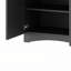 Versatile Wood Grain Sideboard with Adjustable Shelves-1485805398