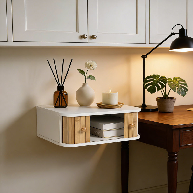 38cm W Manufactured Wood Bedside Table