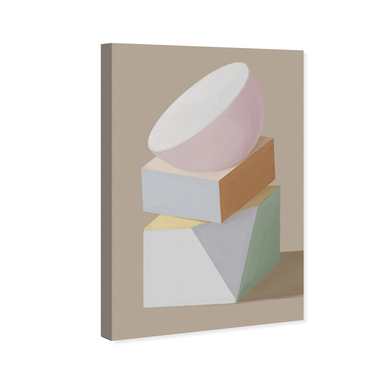 Sculptural Composition II Print by Oliver Gal, 10"H x 15"W, Gallery Wrapped