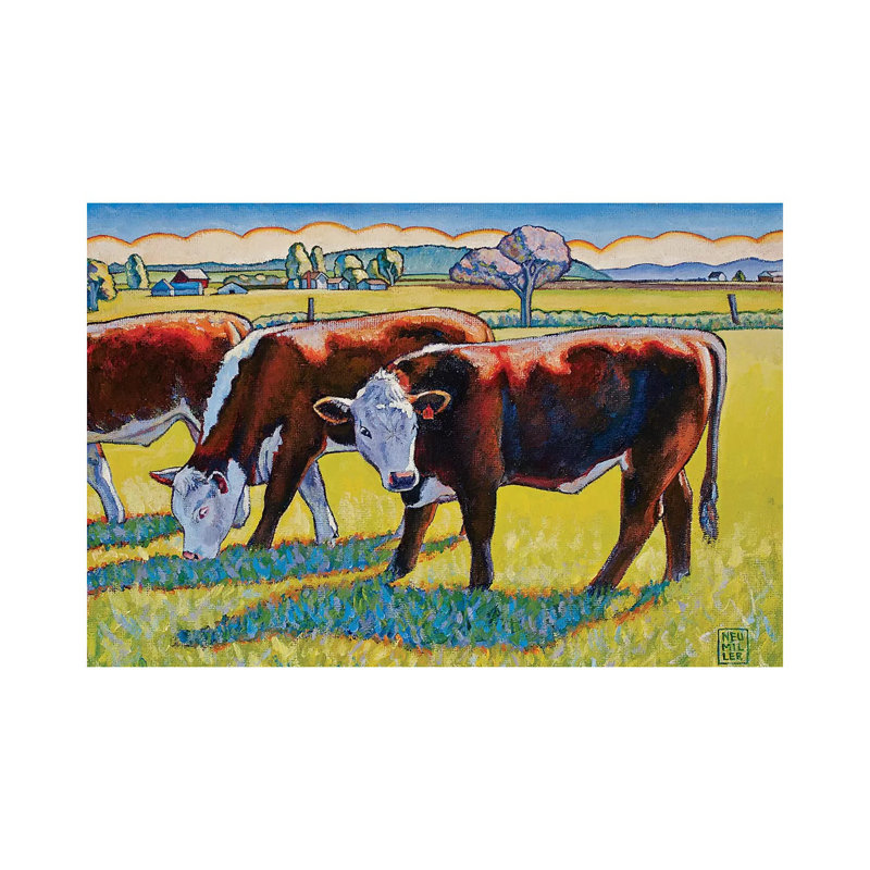 Prairie Lunch by Stacey Neumiller - Gallery-Wrapped Canvas Giclée on Canvas, Canvas, 20.32 cm H x 30.48 cm W