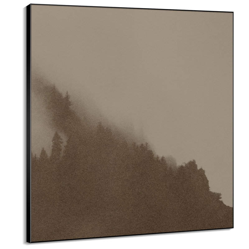 Très grand décor de forêt minimaliste brumeux minimaliste inspiré de la nature (assemblage requis), H 36 po x l 36 po