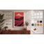 Mountain at Dusk Japandi 1 Piece Wrapped Canvas Wall Art-896080115-896080116