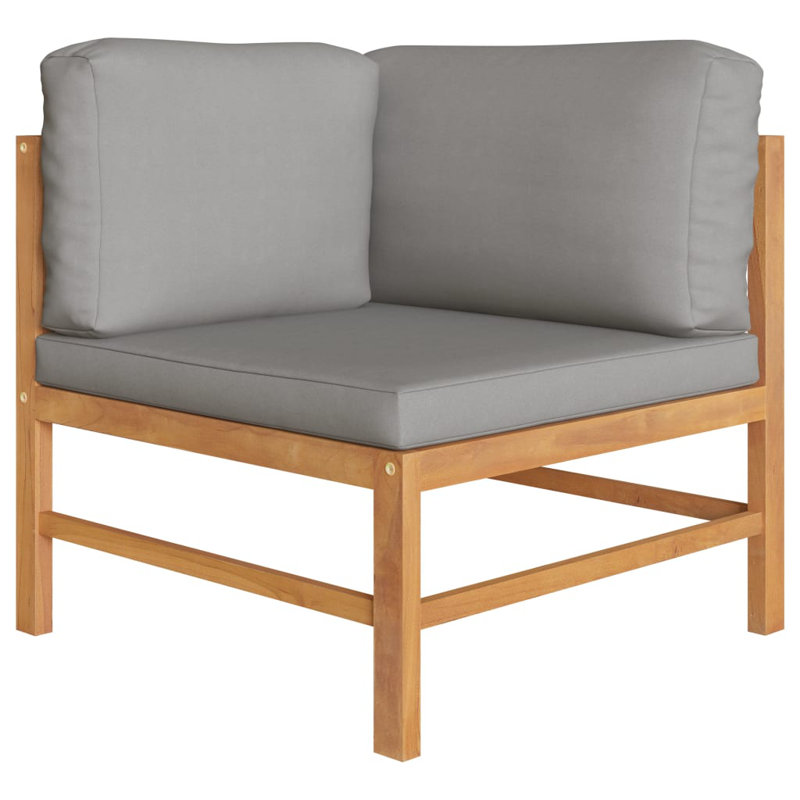 Amelia-Skye 70'' Wide Glider Bench with Cushions, Dark Gray