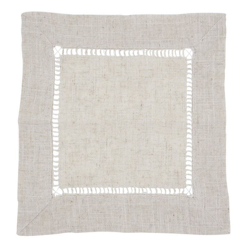 Serviette 20 po Cowen, Naturel, Carré 12 po