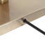 Lampe sur pied Tambo - laiton vieilli, abat-jour en lin blanc, gradateur-96228117