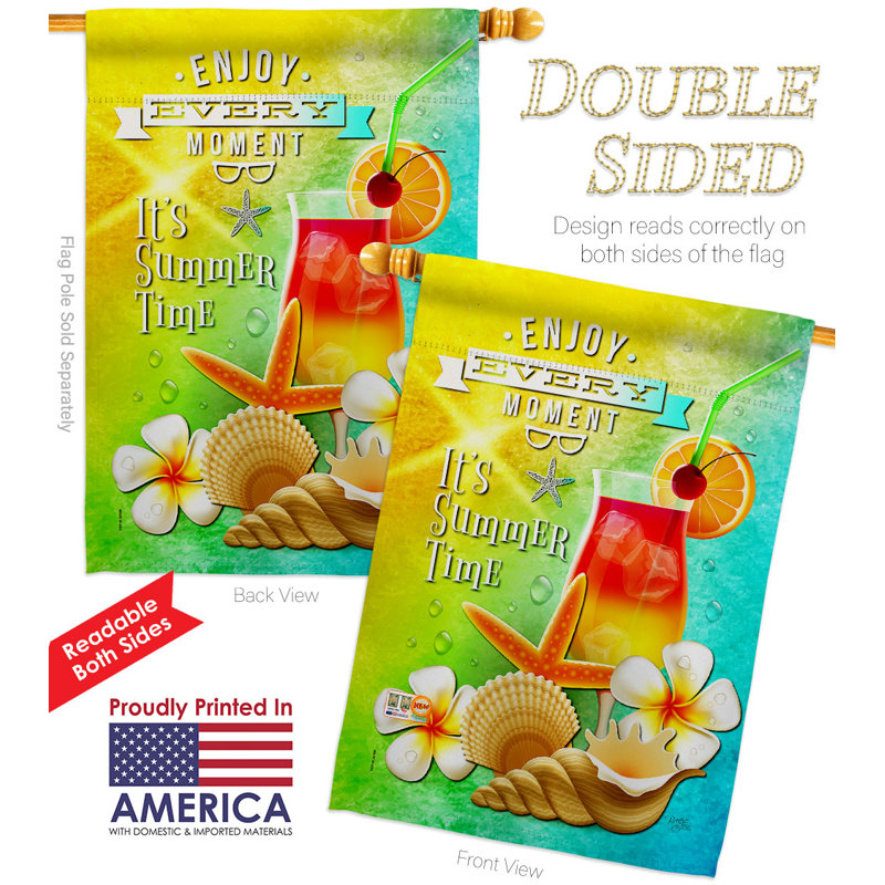 Double Sided Polyester Garden Flag, 40" H x 28" W