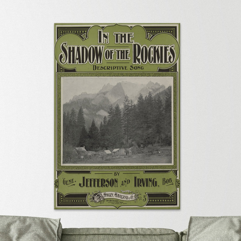 In the Shadow of the Rockies 2 1 Piece Wall Art on Canvas, 76cm H x 51cm W x 3.81cm D