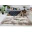 Tapis à poils longs beige / brun Zara-924967747