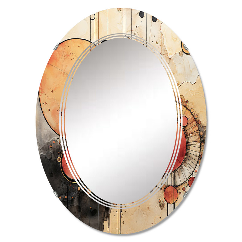 Kasterlee - Miroir mural moderne ovale, 36 po x 24 po