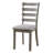 Dining Table 4X Side Chairs Bench 6Pcs Dining Set Fabric Seat Rustic Style