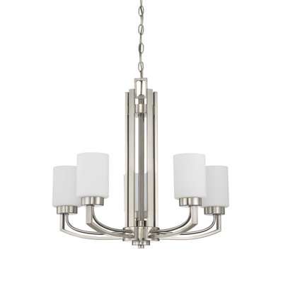 Hier 5 - Light Dimmable Drum Chandelier
