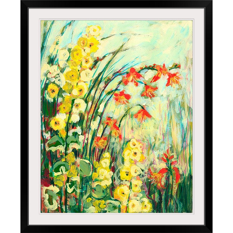 «Nolani My Secret Garden» - reproduction, H 28 po x l 24 po x P 1 po, Cadre noir