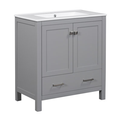 60" Bathroom Vanity Set with Double Vanities