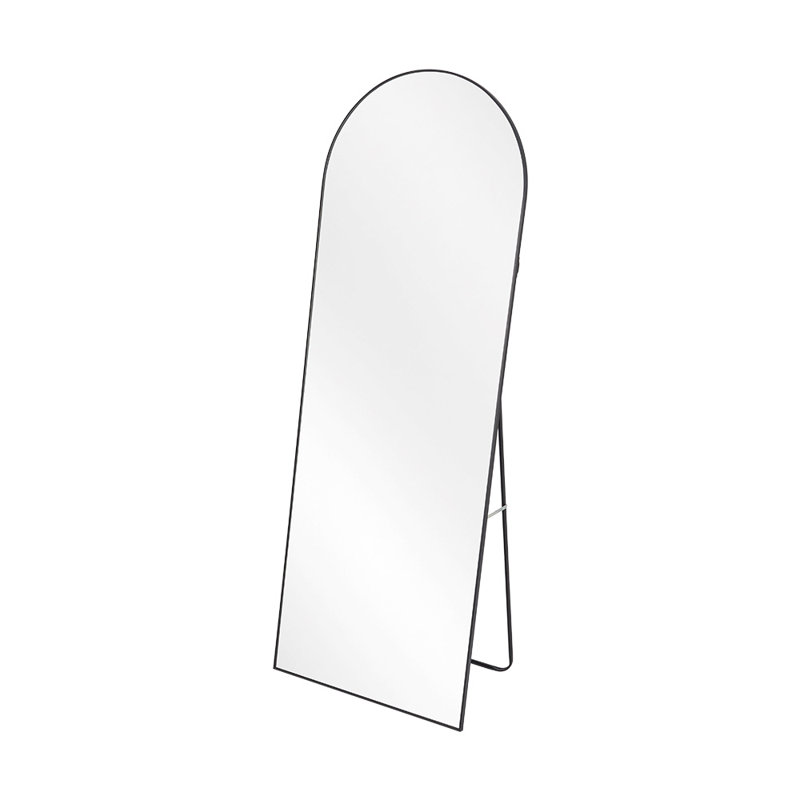 Metal Arch Floor Mirror