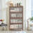 Metal 4 Flip Doors Cabinet, With Ample Storage Space For Bedroom, Office, Living Room, Hallway, Entryway