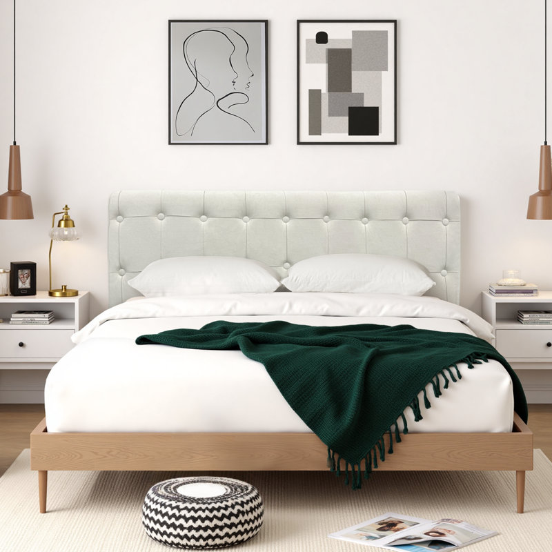 Upholstered Headboard, 60cm H x 200cm W