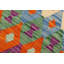 Turkish Bohemian Riva Hand-Woven Kilim Runner - 2'11'' X 9'9''