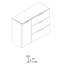 Galaverna 120cm Sideboard