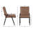Tucson Upholstered Vegan Leather Dining Chair