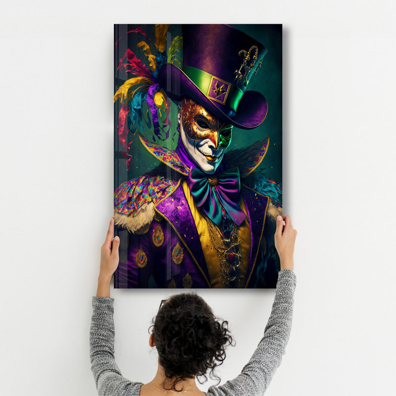 Elegant Tempered Glass Wall Art Painting, 13.8 x 21.7 inches | 100% Tempered Glass, Thickness: 0.16 inches | UV Printed for Vibrant Colors | Perfect for Home Decor, Living Room, & Office Spaces