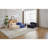 Compression Sofa,Convertible Floor Sofa Bed With Fixed-Shape Frame,Single Seater Boneless Modular Sectional Sofa,No Assembly Required,Chenille Fabric,For Living Room Bedroom,Dark Blue-619372447
