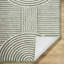 Machine Washable Shaggy Boho Grass Green Area Rug-628688052