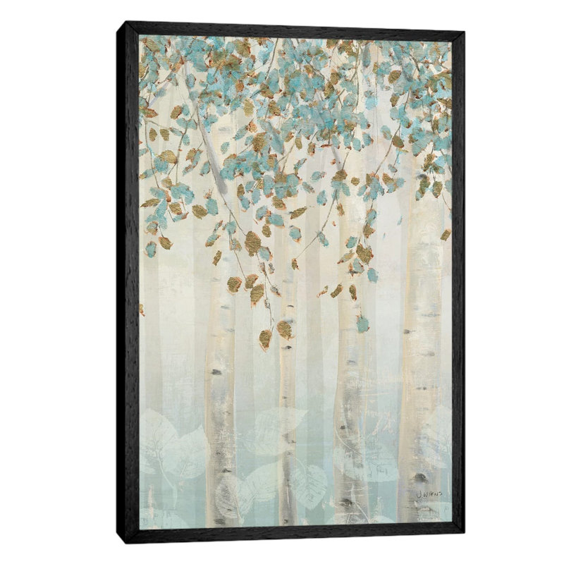 Dream Forest II by James Wiens - Floater Frame Print on Canvas, Black Framed