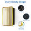 20*28 Inch Gold Metal Framed Wall Mount Or Recessed Bathroom Medicine Cabinet With Mirror