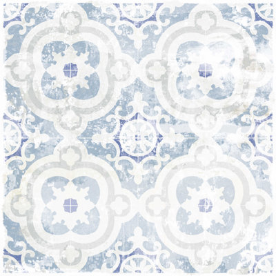 Motif de carreaux crème gris marine