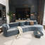 Nargis 2 - Piece 132" Modern Curved Sectional Sofa-2101682480-2097603115