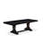 9-piece dining set includes a rectangular dining table and 8 Cream Linen Fabric dining chairs with Button Tufted Chair Back - Sand Blasting Black.-591513831-579371981-579372018