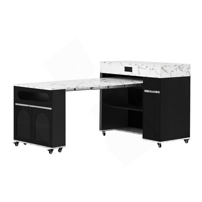 Extendable Dining Table with Extra-Long Folding Top