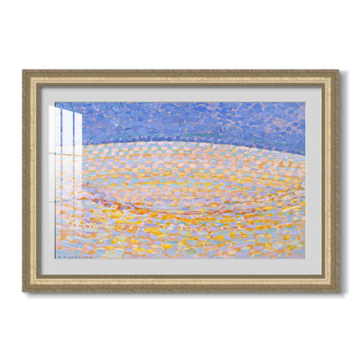 Dune III, 1909-Piet Mondrian-Custom Framed Print