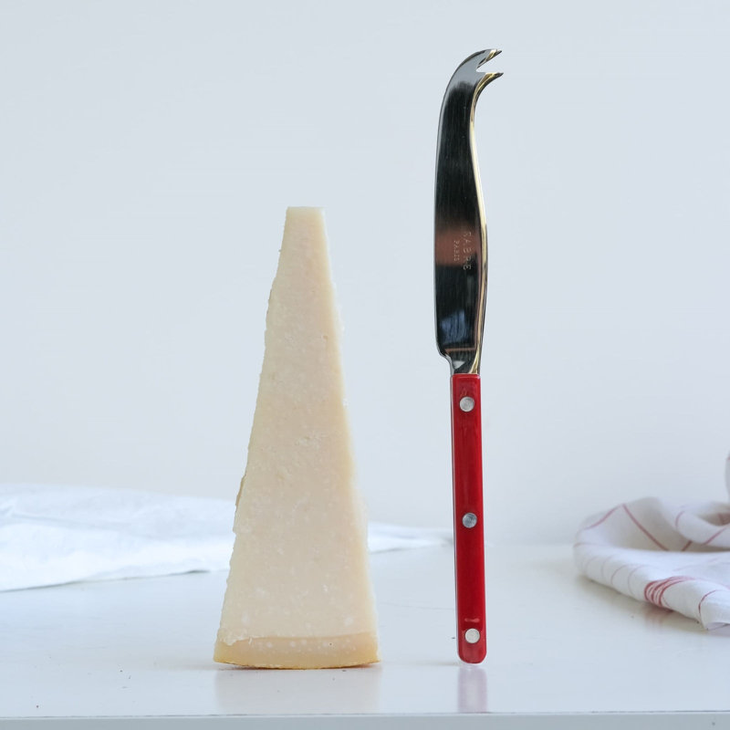 Bistrot Solid Cheese Knife, Raspberry