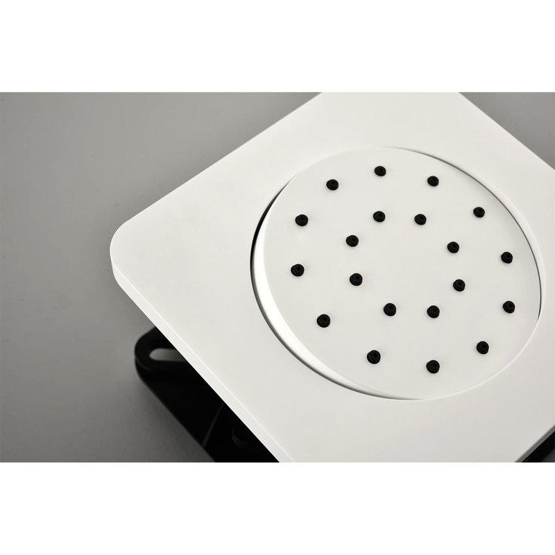 Ensemble de douche de salle de bain, laiton, tête, douche à main, ensemble de barre coulissante avec fonctions multiples - barre de pluie, jets de corps, laiton