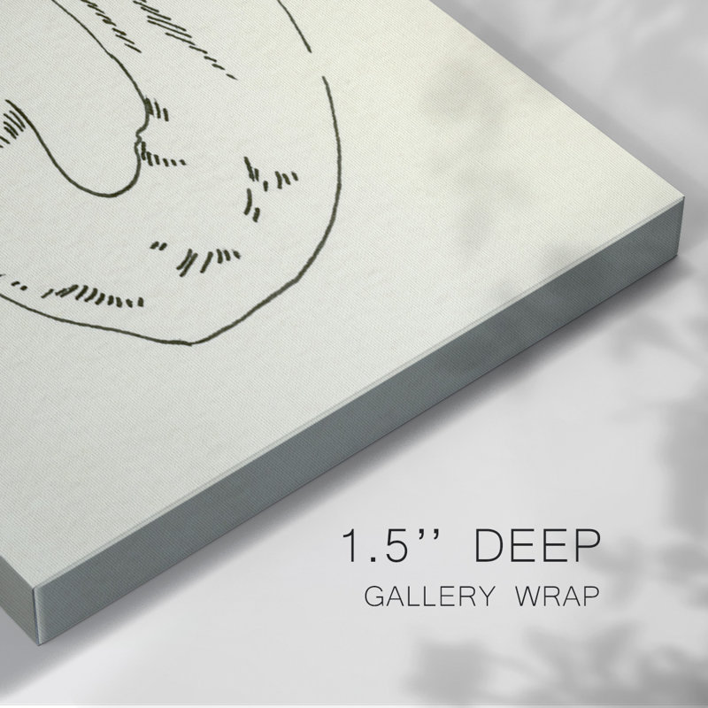 Heron Head II-Gallery Wrapped Canvas, 18" H x 27" W