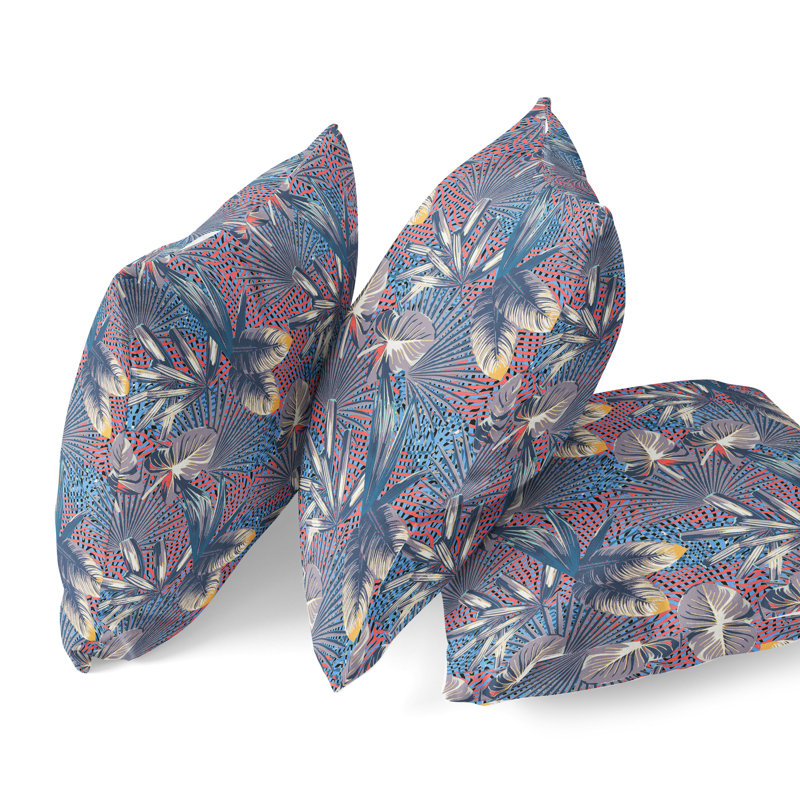  Coussin en suède illusion avec insert Illusion, H 20 po x l 20 po, Rouge indigo
