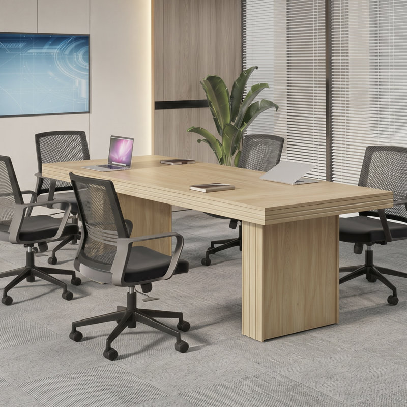 160.02cm Rectangle Conference Table, Natural