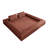 Sofa Bed With Rectangle Pillow And Cushions-2122979561