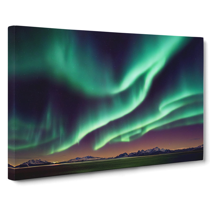 An Amazing Aurora Borealis - Wrapped Canvas, 35cm H x 50cm W x 3cm D